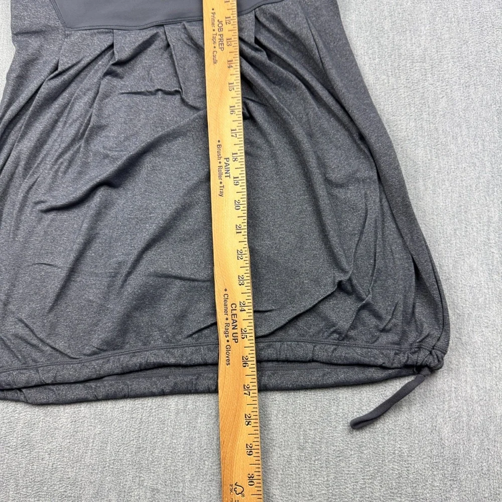 Lululemon Tank Top Womens 8 Gray Power Dance Stretch Racerback Yoga Gym Athletic